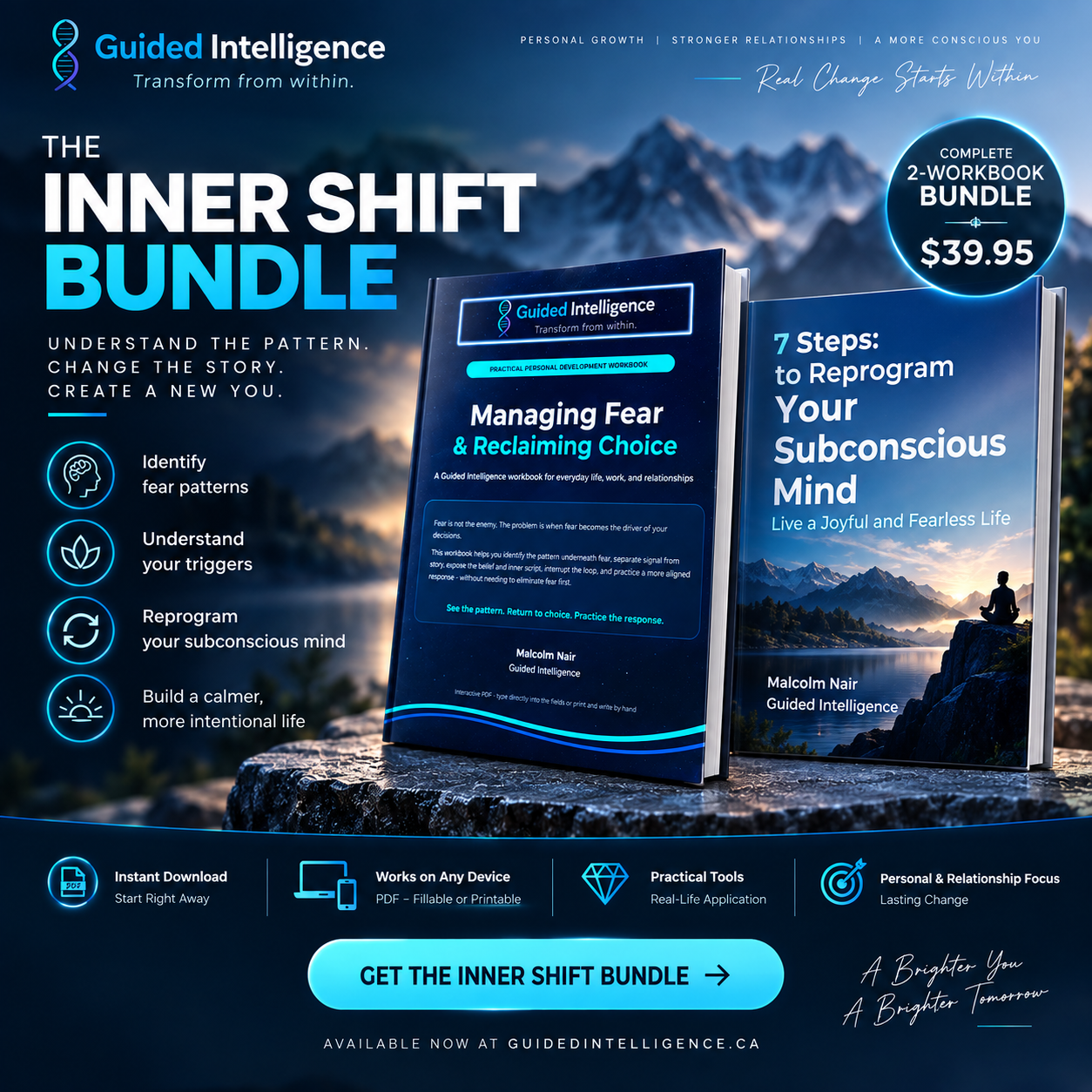 The Inner Shift Bundle — 2-Workbook Bundle by Malcolm Nair