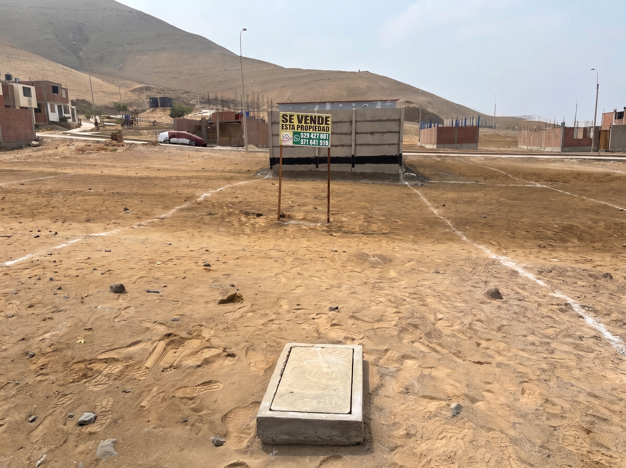 Lote Delimitado con Conexión de Servicios y Acceso