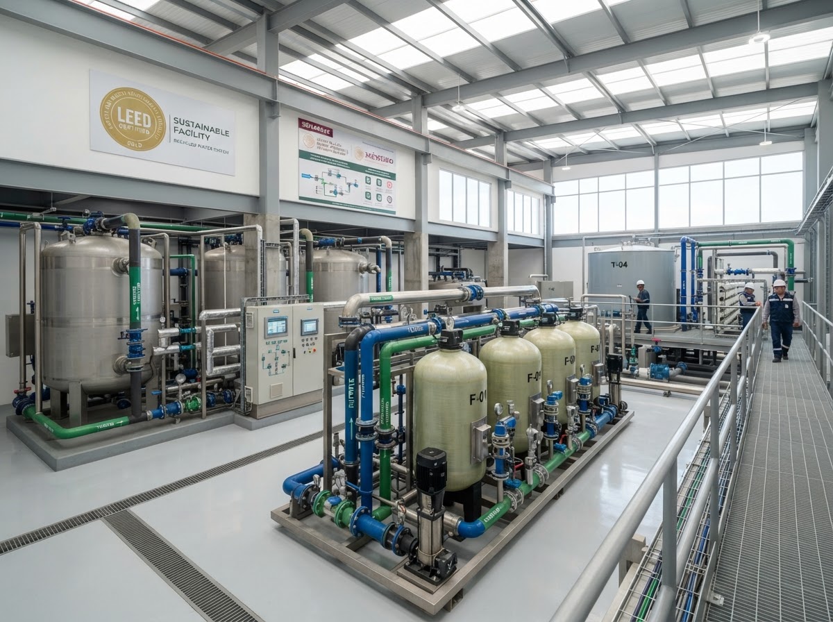 Planta Purificadora Certificación LEED SEMARNAT — imagen publicada por Grupo Contracon