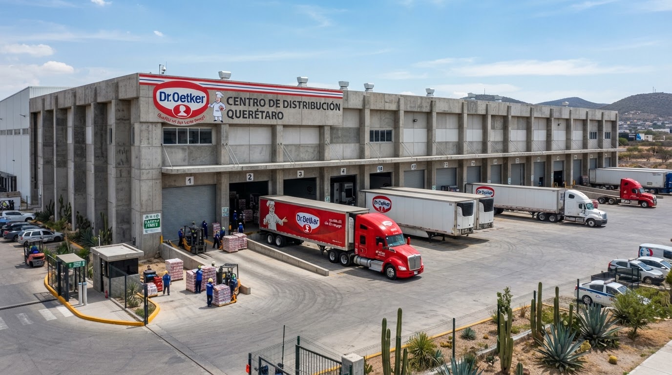Edificio de Logística Dr. Oetker, Gelatinas Dgari — imagen publicada por Grupo Contracon