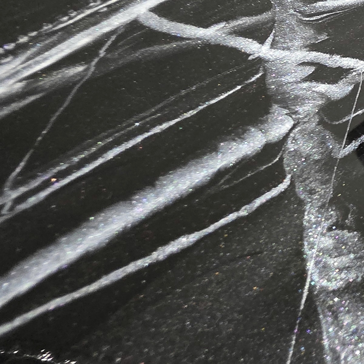 Lined Soapstone macro detail showing surface texture and veining