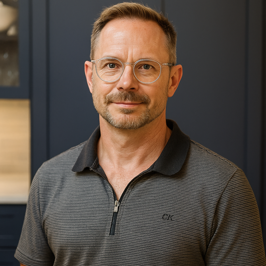 Toby Hanson, Founder and Lead Craftsperson at FlowStone Countertops