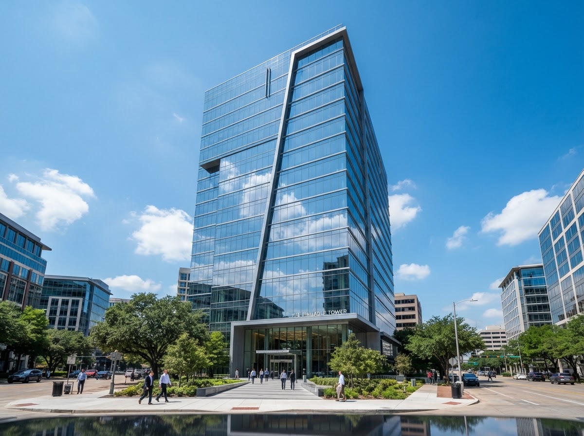 Modern office building