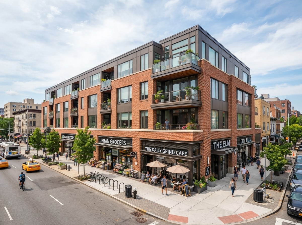Mixed-use commercial building
