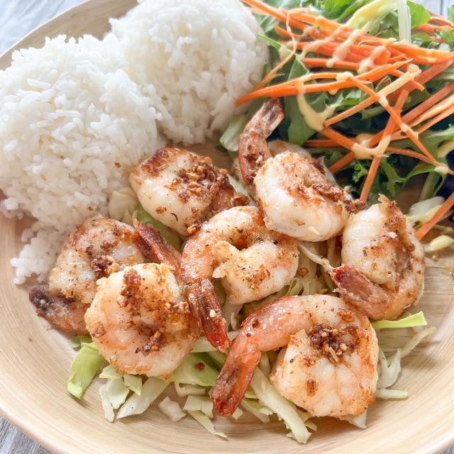 Garlic Shrimp Plate