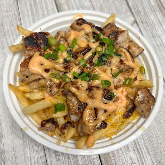 Hawaiian Cheesy Fries
