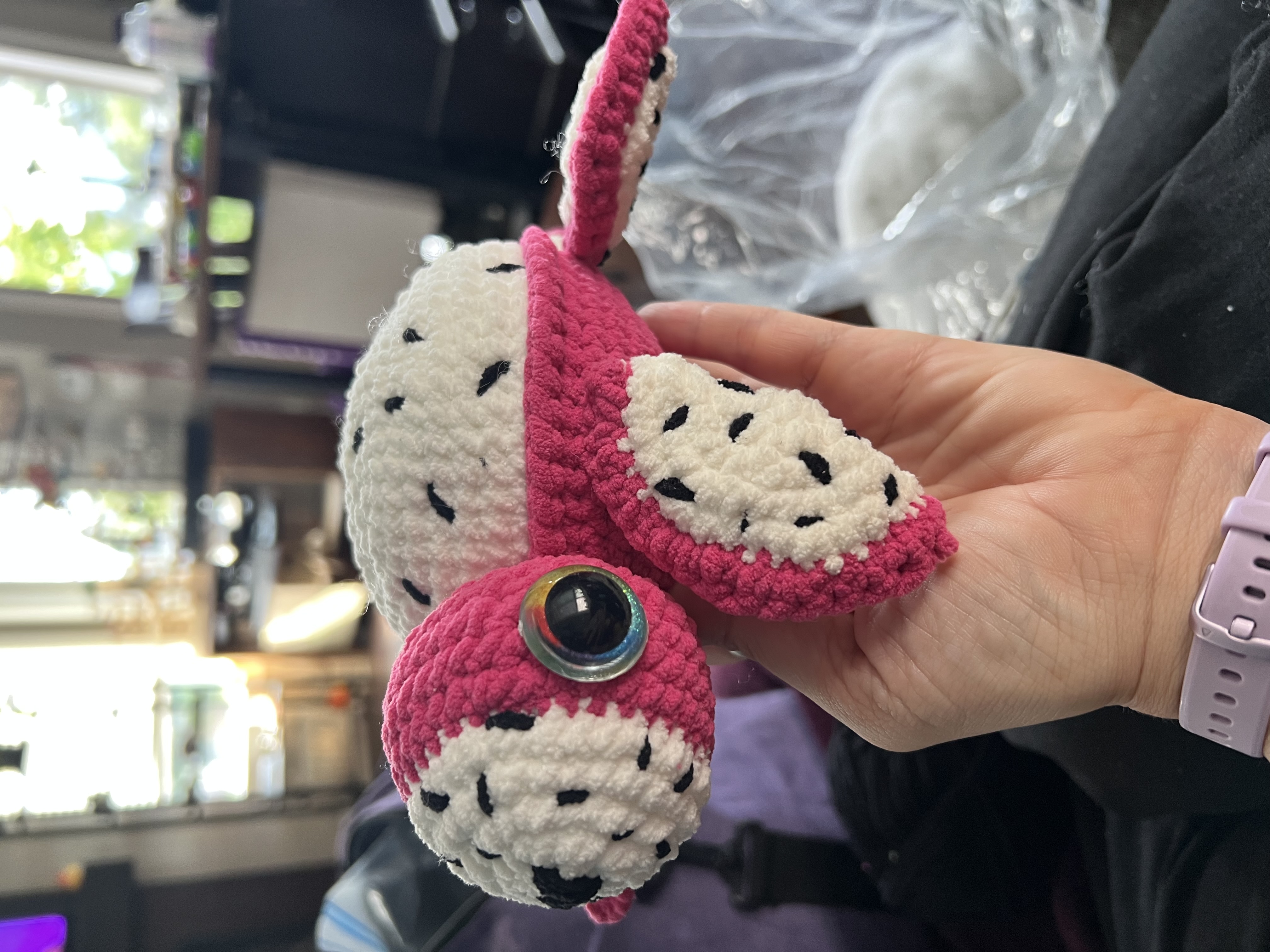A clear finished portrait of Pip showing her shell, flippers and dragon fruit details