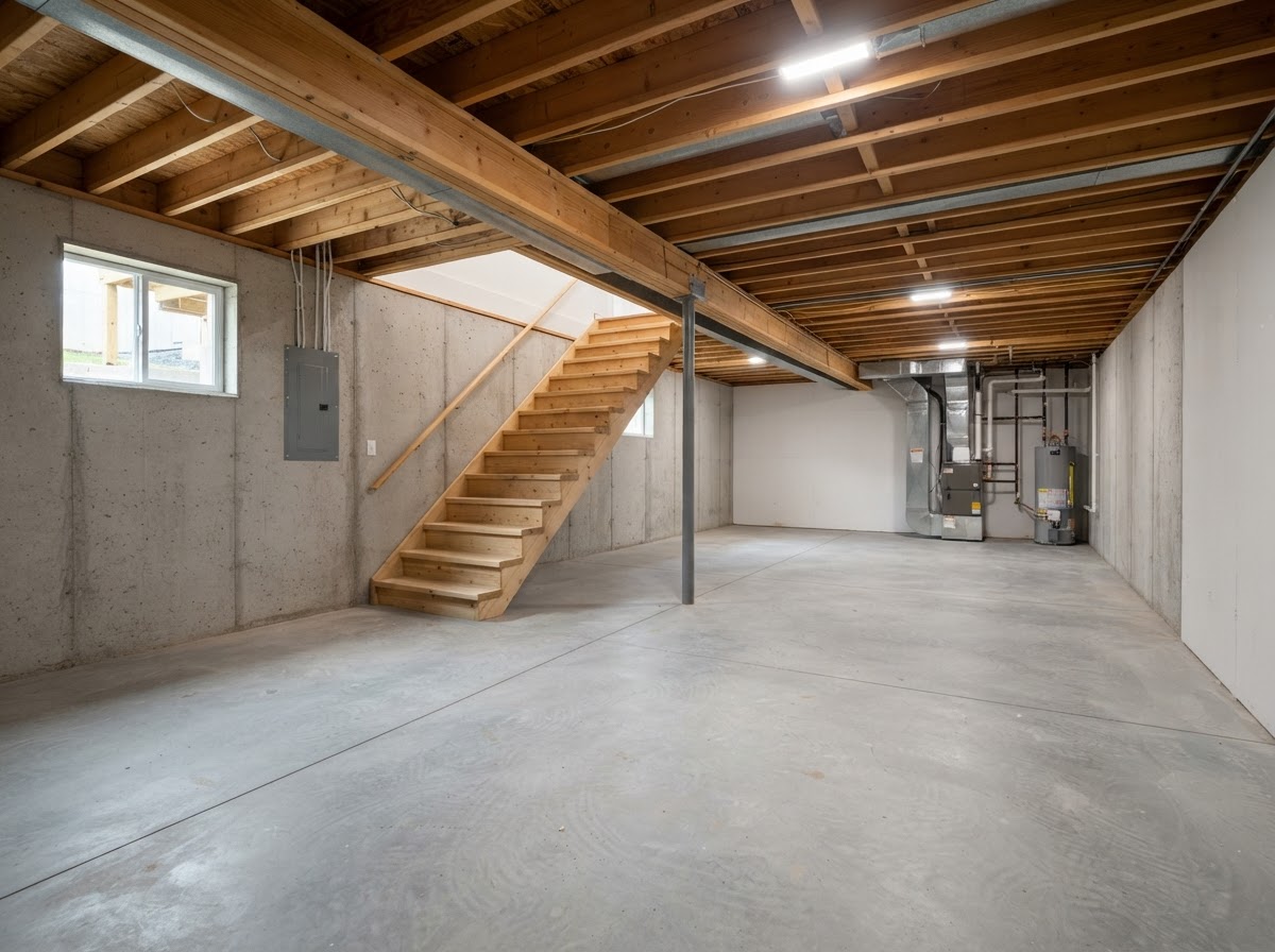 Basement Clear-Out after cleanup
