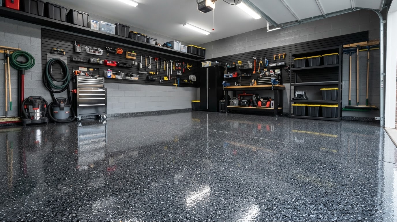 Garage Floor Transformation — After