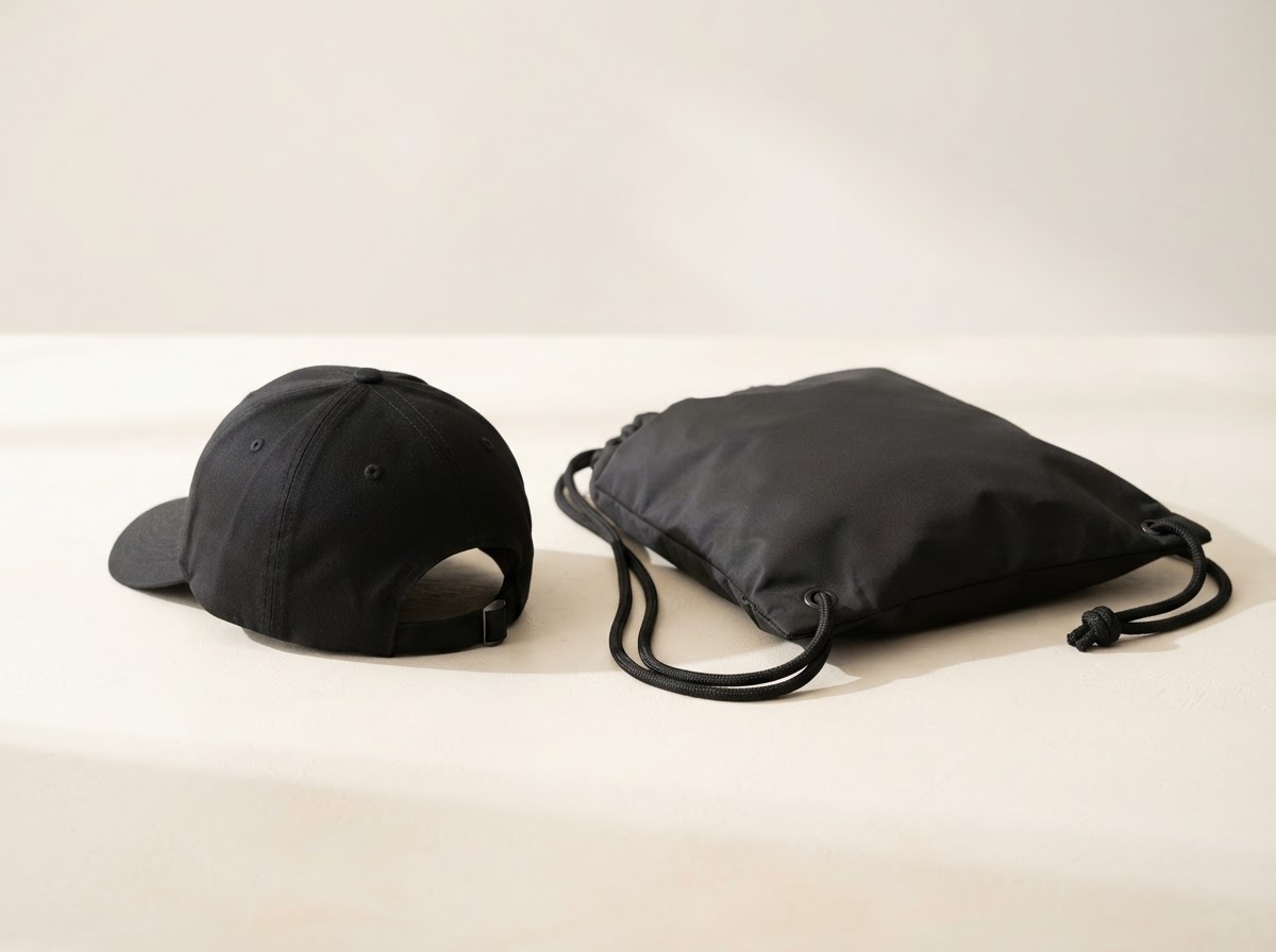 Cap + Drawstring Bag
