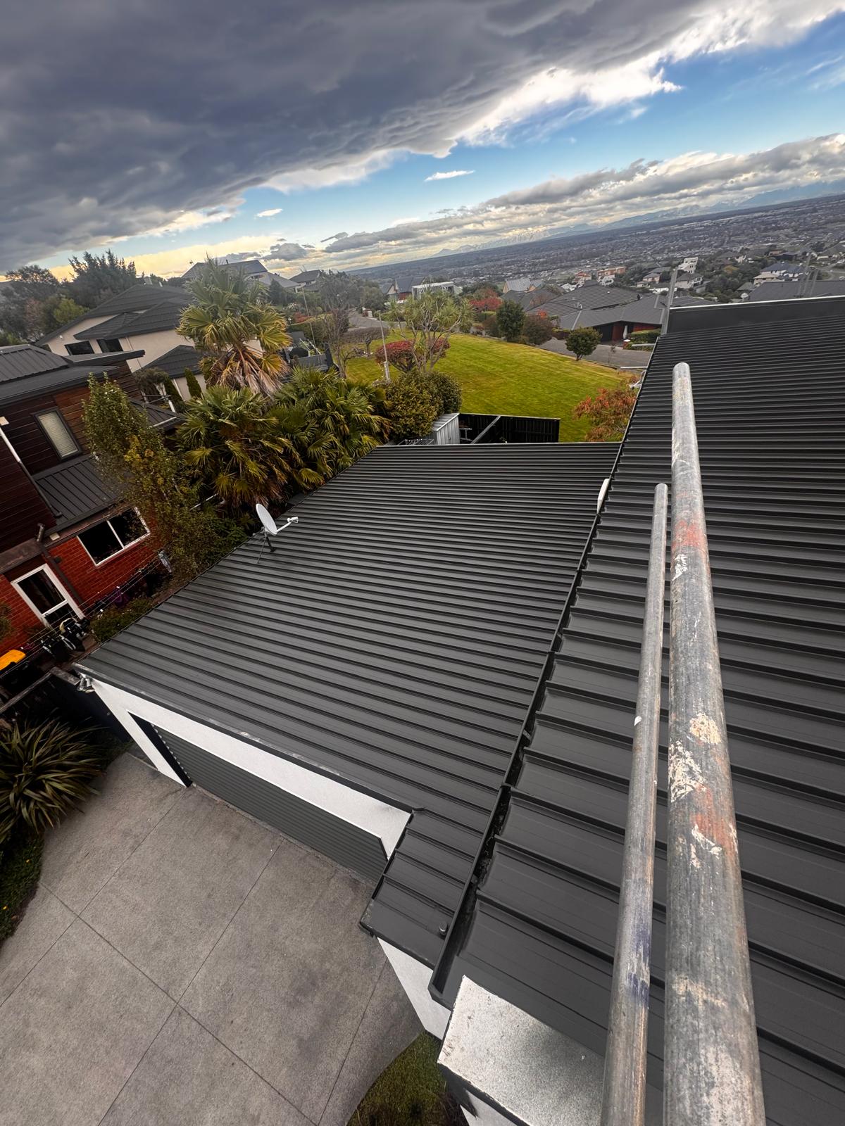 Premium finished Christchurch home with a freshly painted roof and exterior completed by Garden City Painters