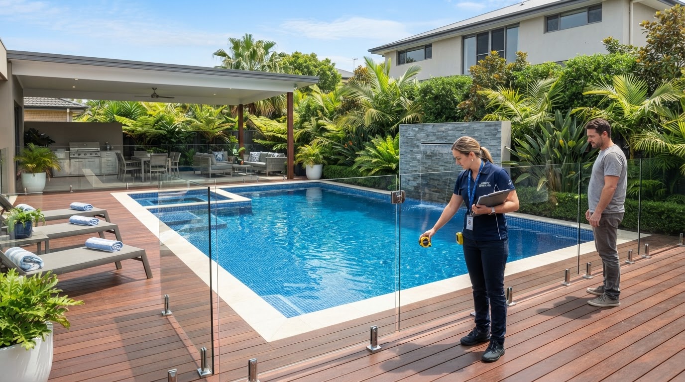In-ground Swimming Pool & Safety Barrier