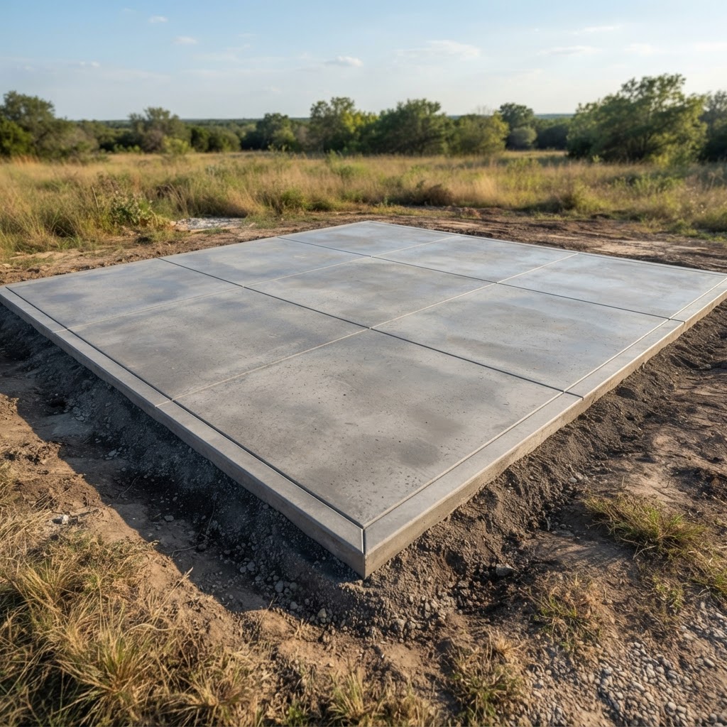 House Slab — finished concrete work by Enriquez Concrete