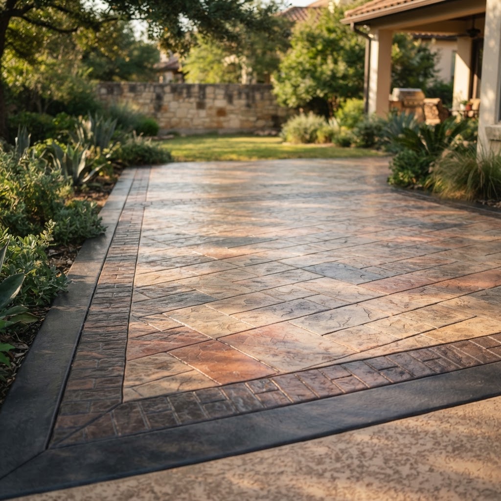 Decorative Concrete — finished concrete work by Enriquez Concrete