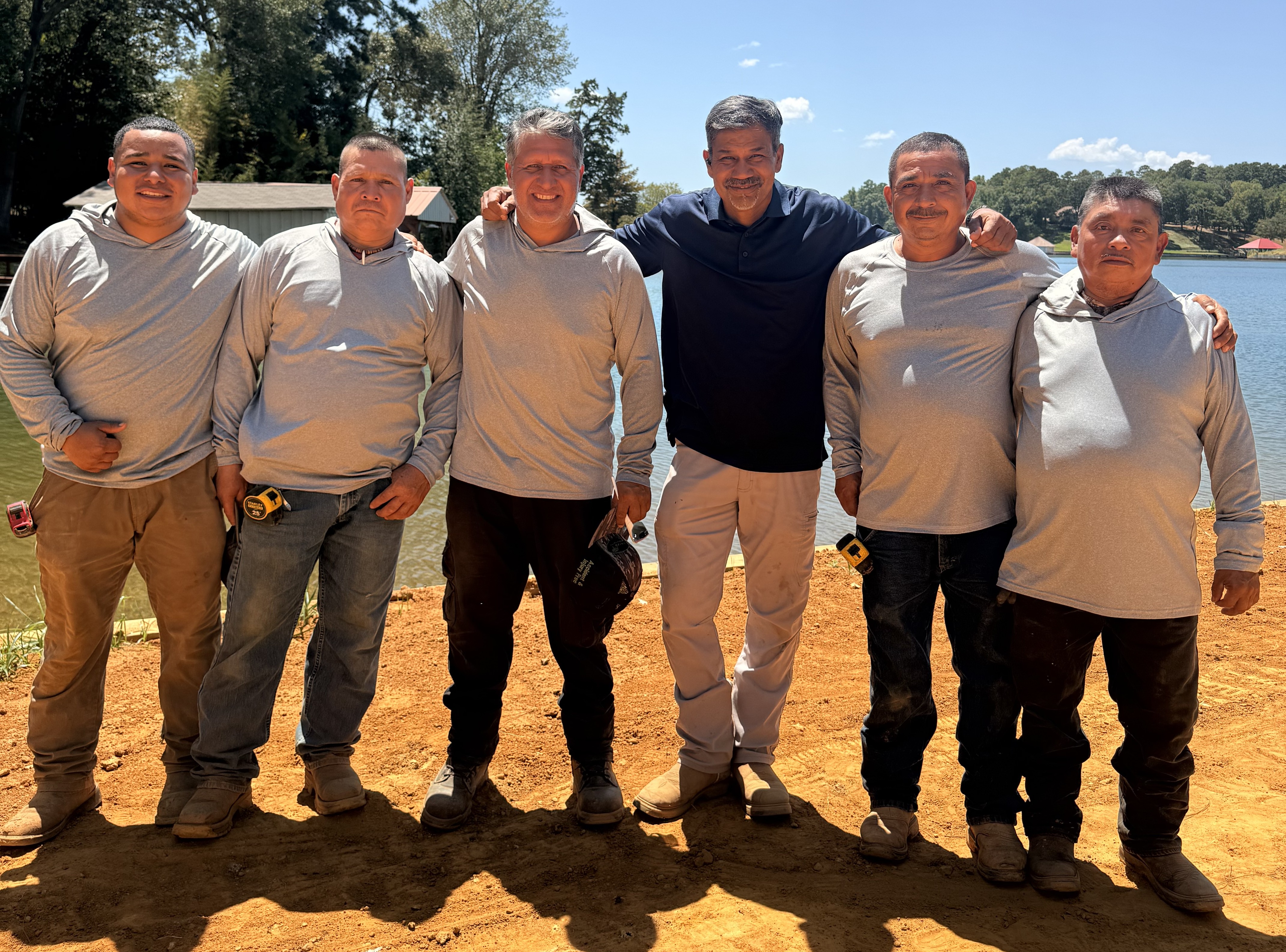 The Enriquez Concrete crew