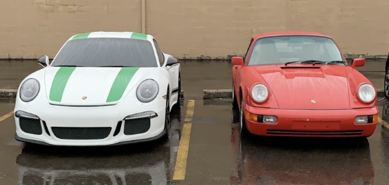 Porsche 911 GT3 RS & 992 GT3 — Michigan weather endurance check — bead shedding and front-end protection