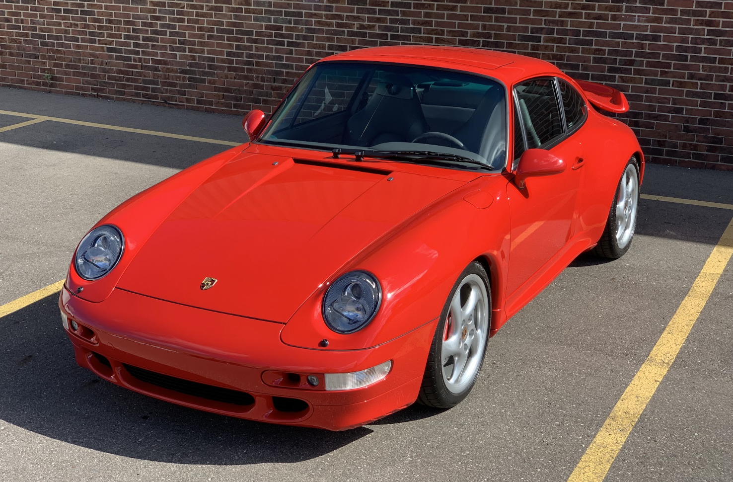Air-Cooled Porsche Heritage — Porsche 993 Carrera in Guards Red — multi-stage paint correction and ceramic