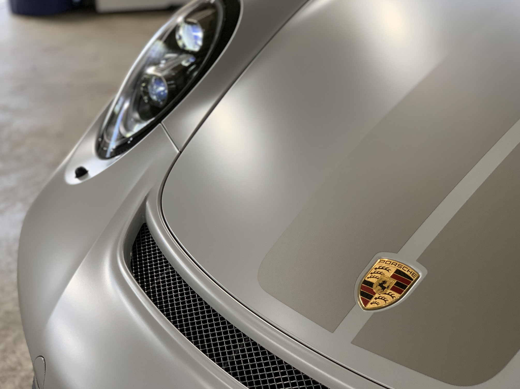 Porsche 911 GT3 RS & 992 GT3 — 992 GT3 in GT Silver — track package film coverage and ceramic lock