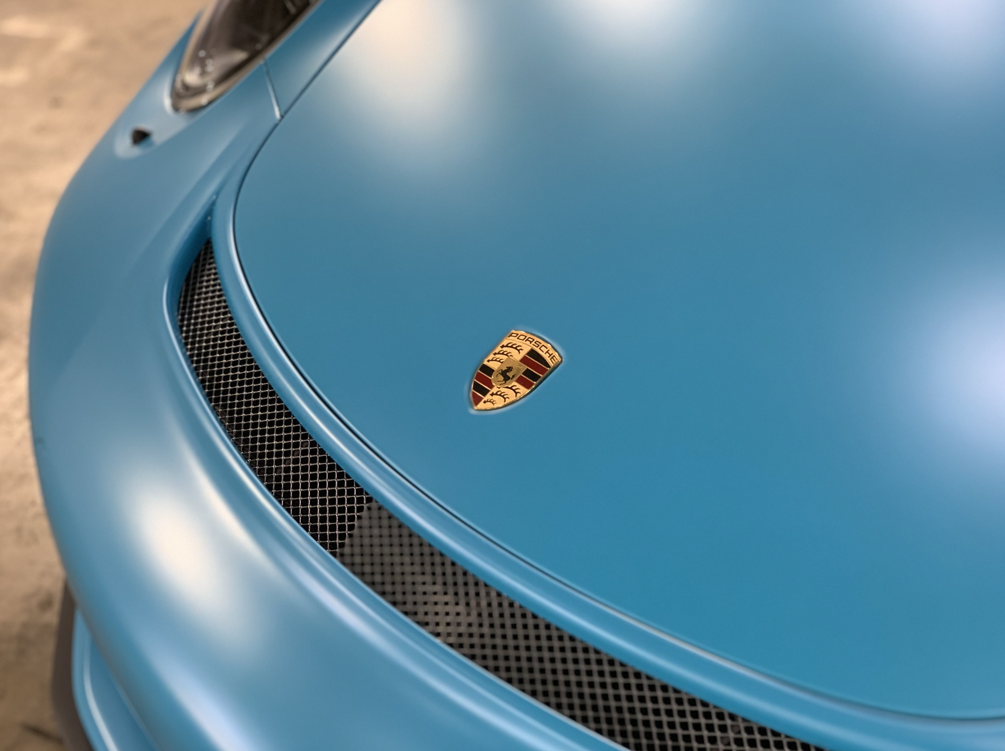 Audi R8 / Macro Detail — Macro coating application — surface prep and ceramic layer uniformity