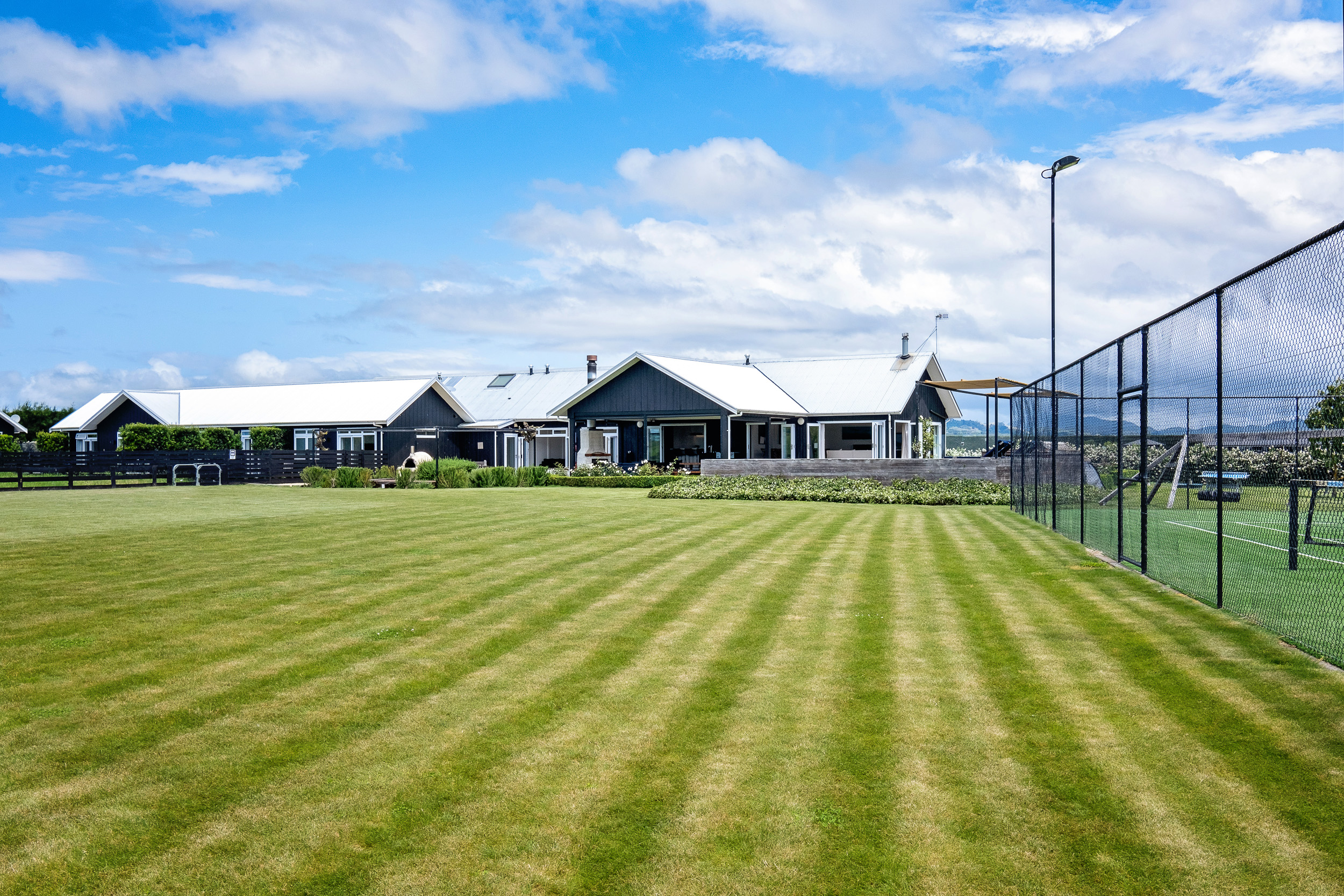 Lawn Road Retreats expansive grounds, gardens and rural Hawke's Bay scenery