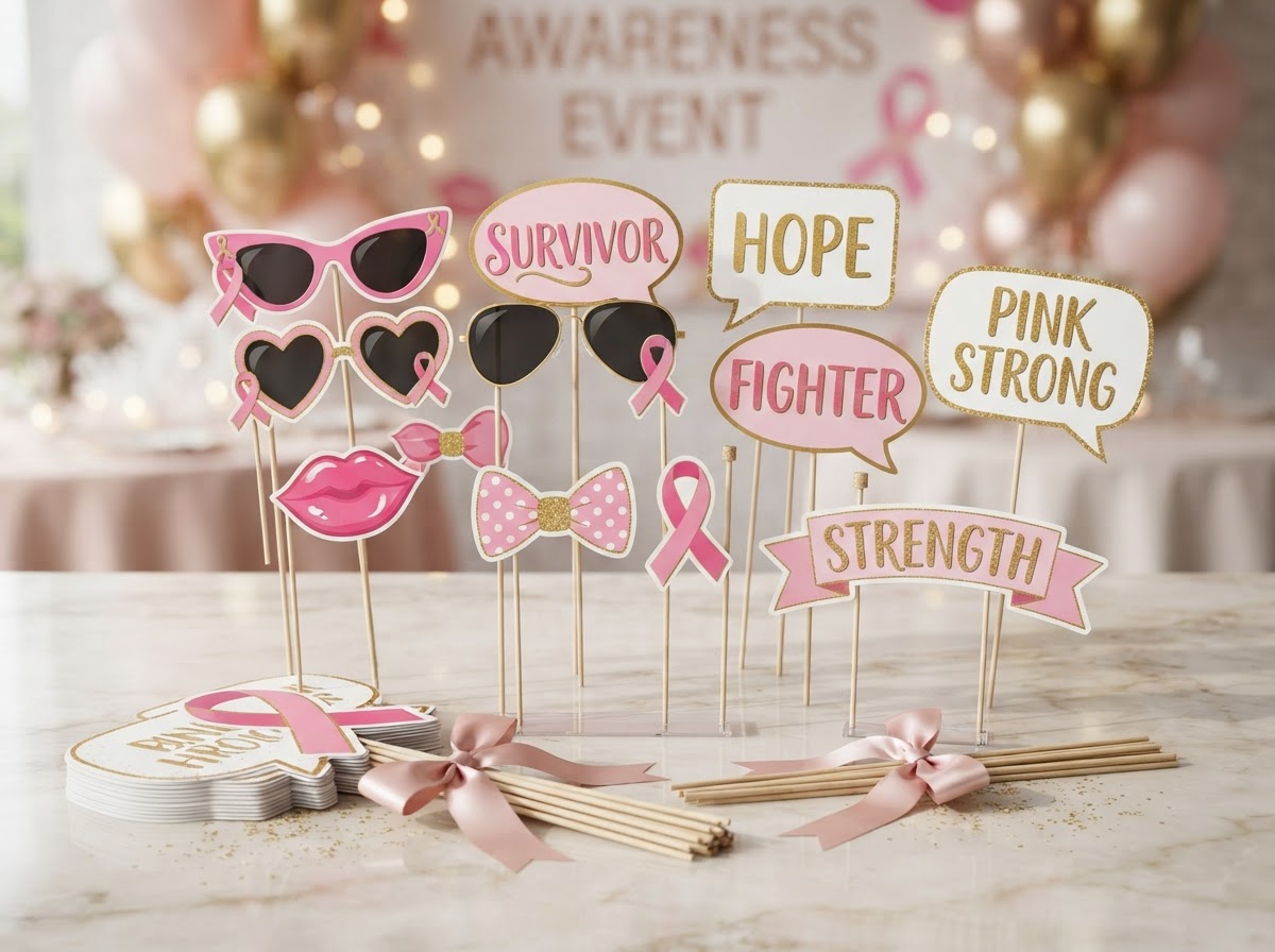 Photo Booth Props printable mockup