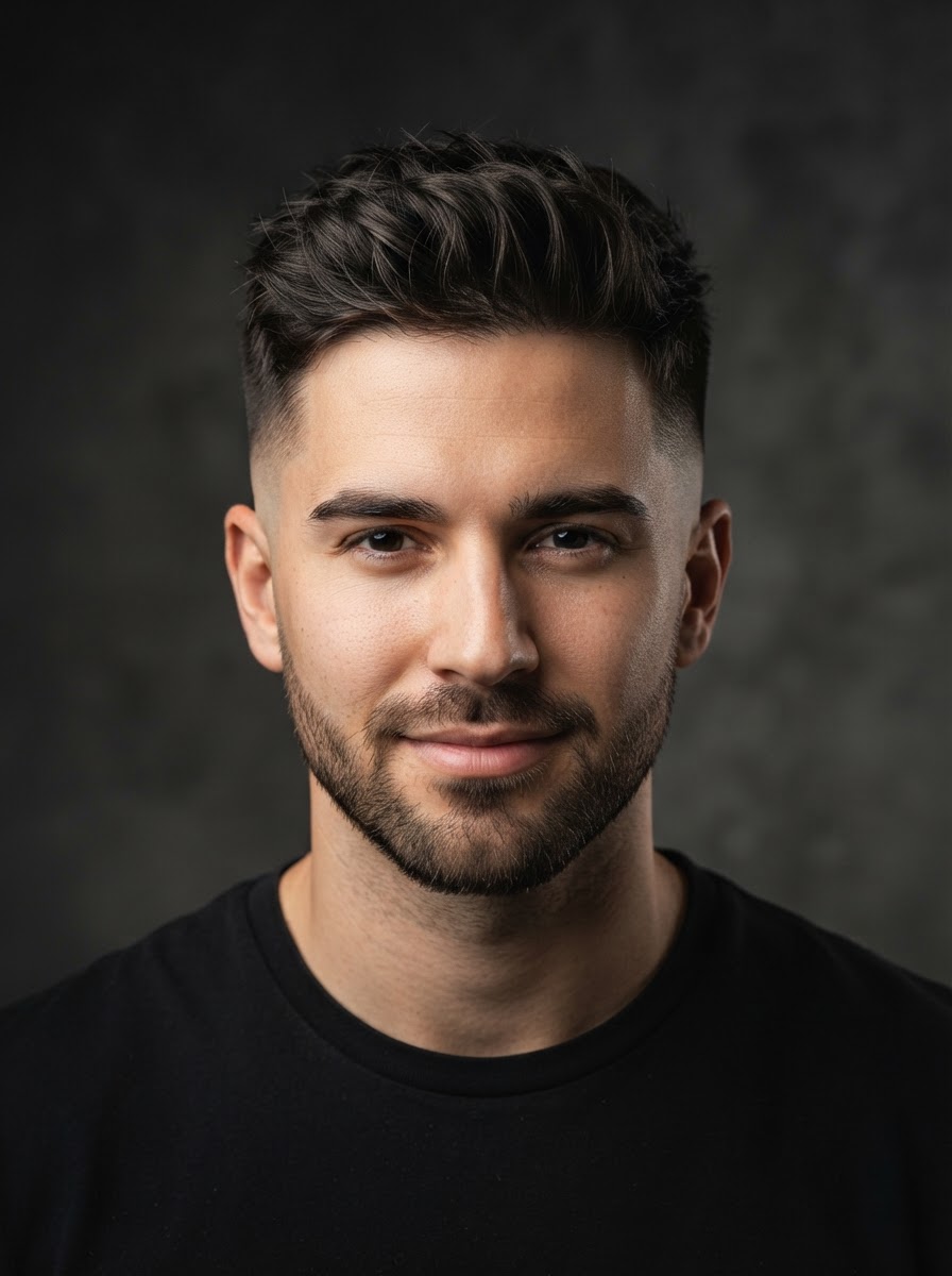 Mid Skin Fade haircut style