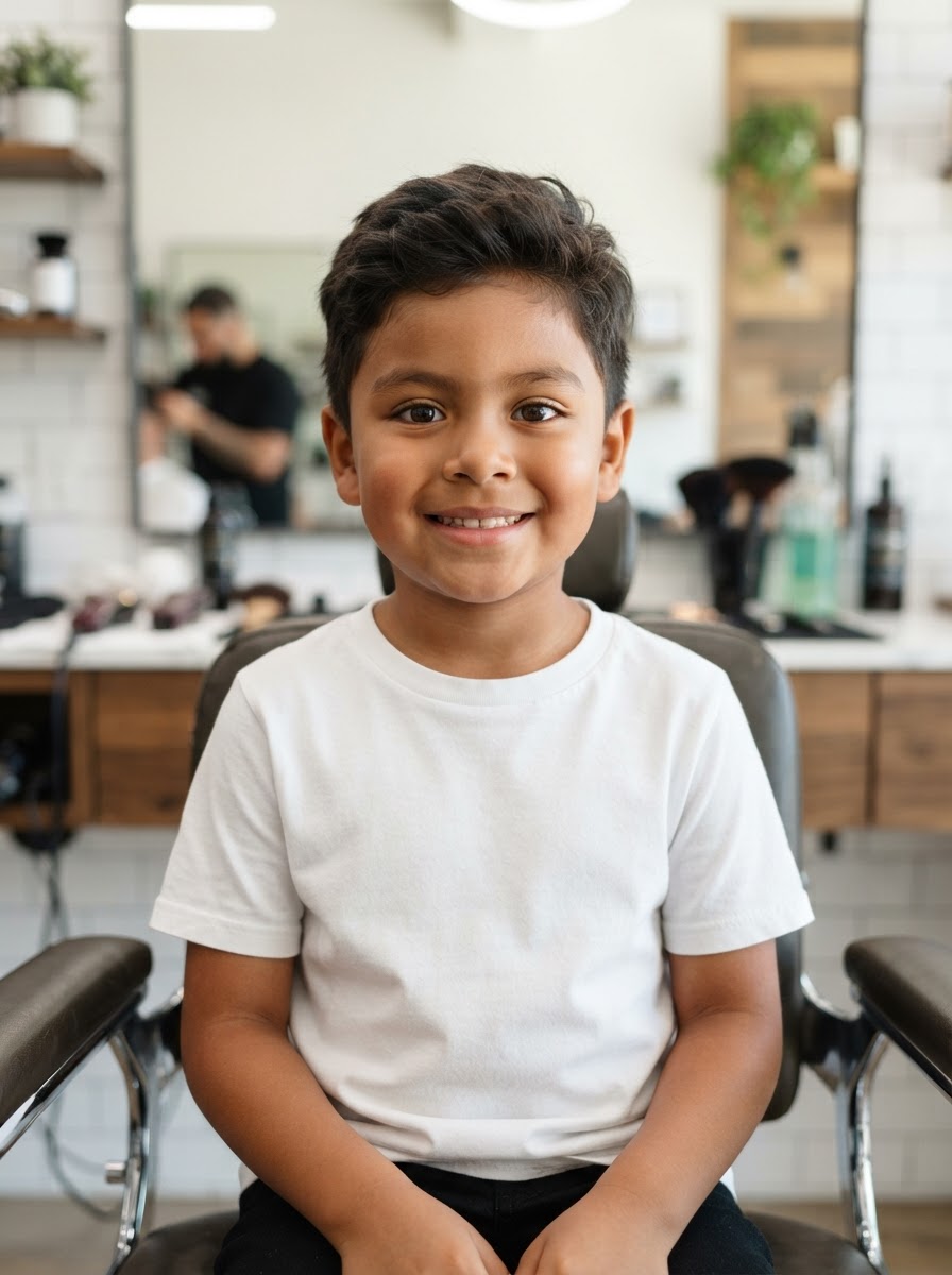 Kids Longer Style kids haircut style