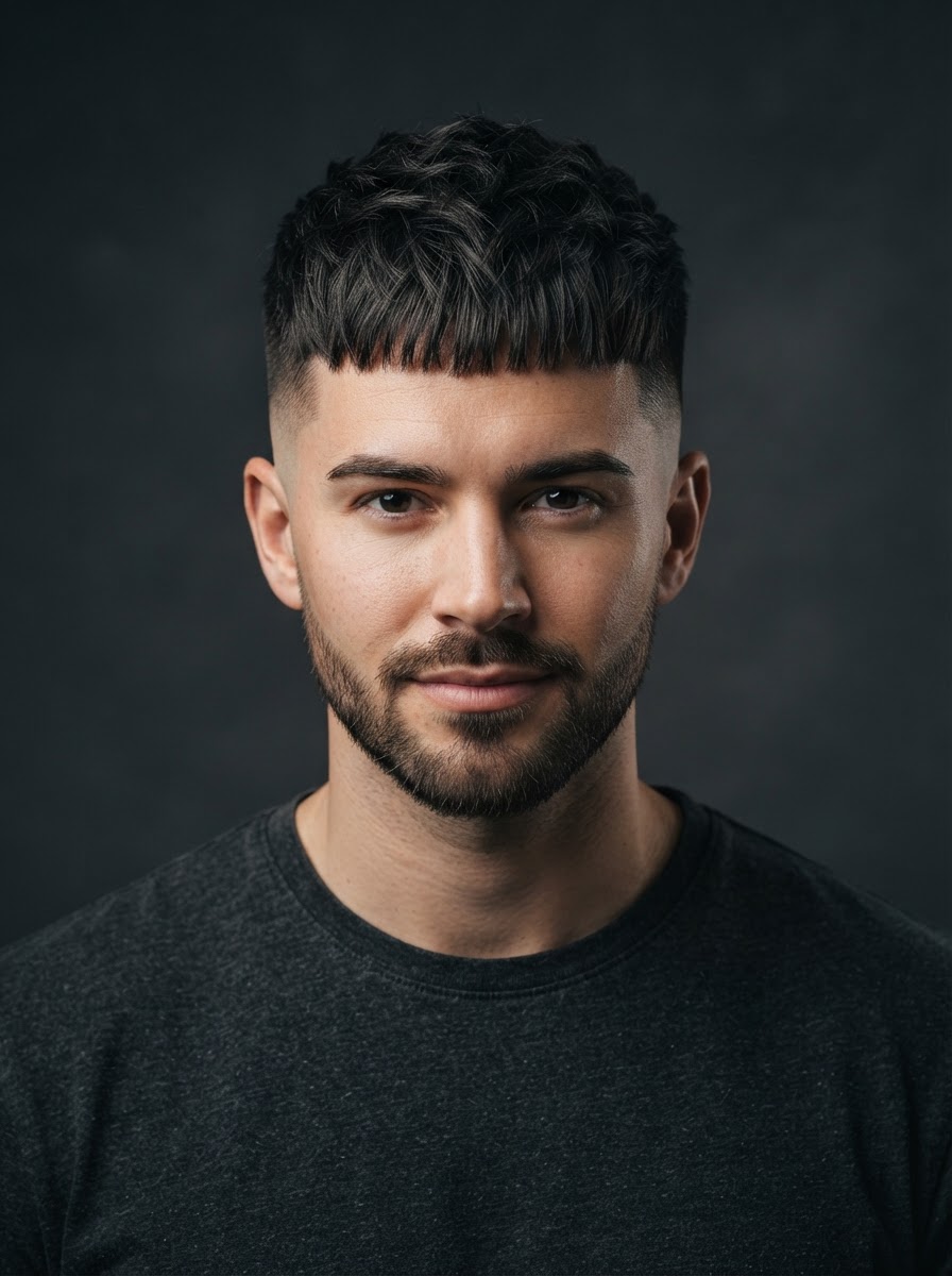 Textured Crop haircut style