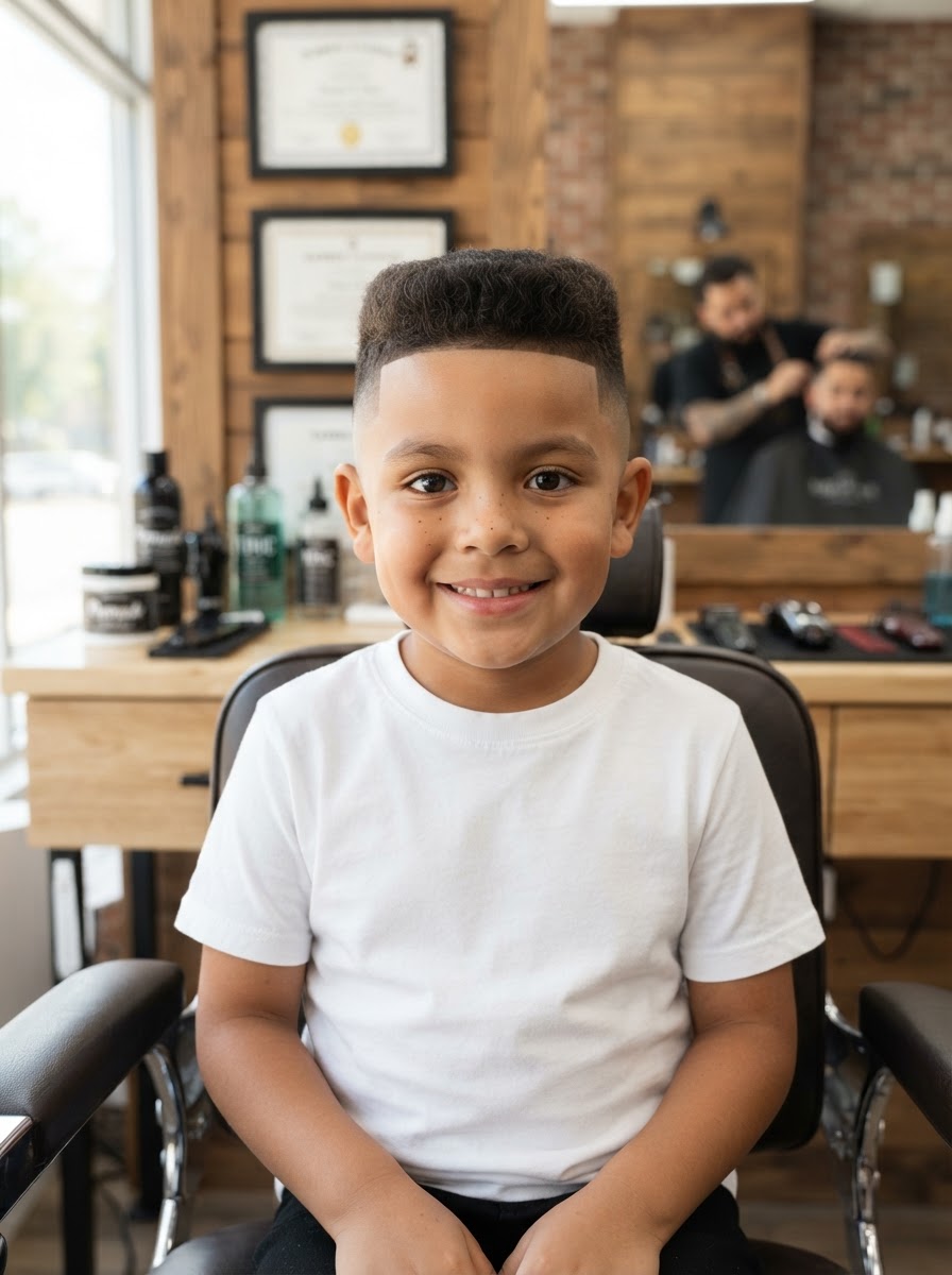 Kids Flat Top kids haircut style