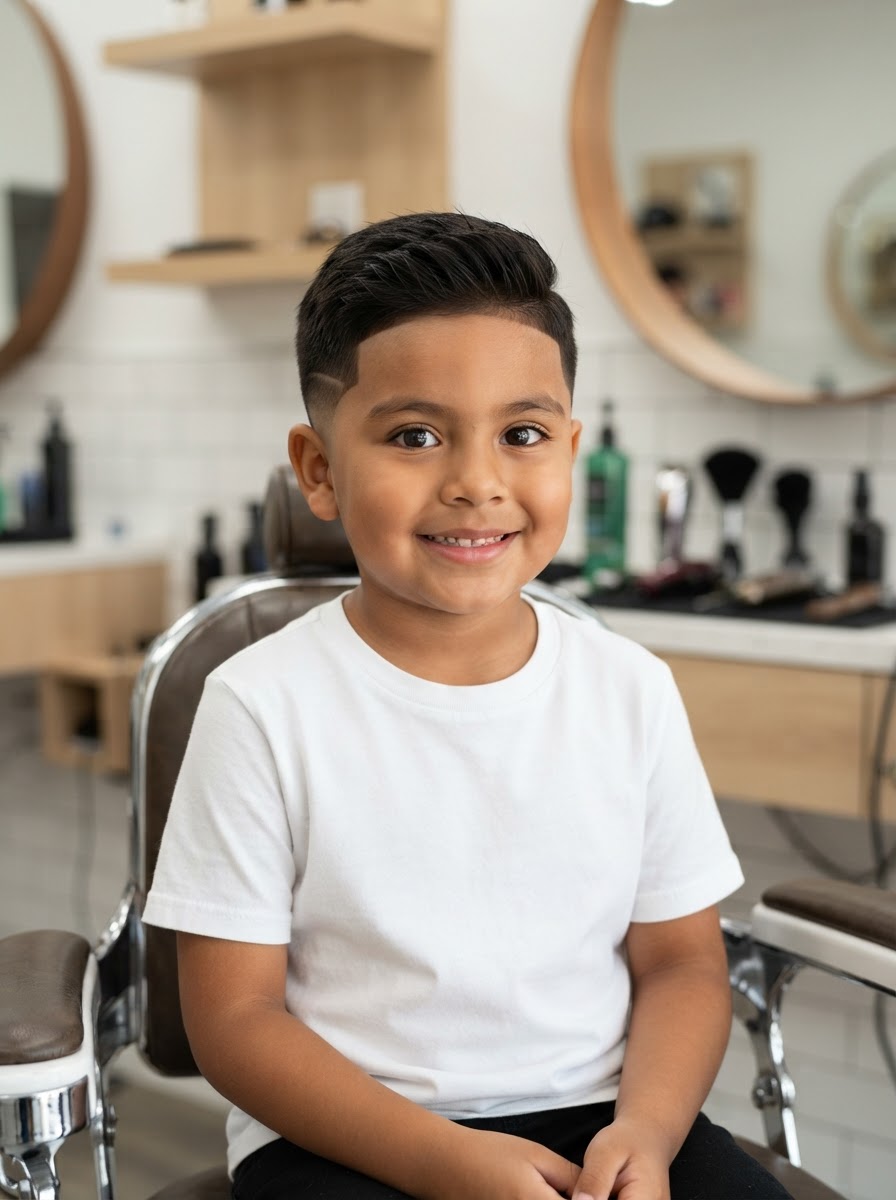 Kids Drop Fade kids haircut style