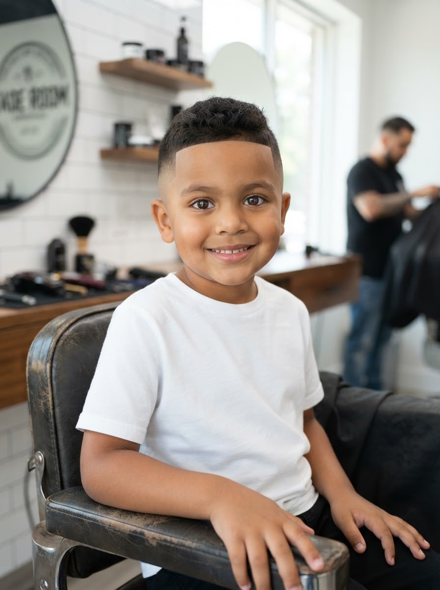 Kids Bald Fade kids haircut style