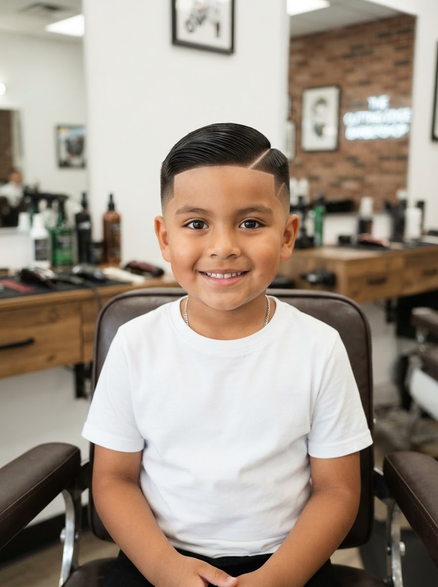 Kids Hard Part kids haircut style