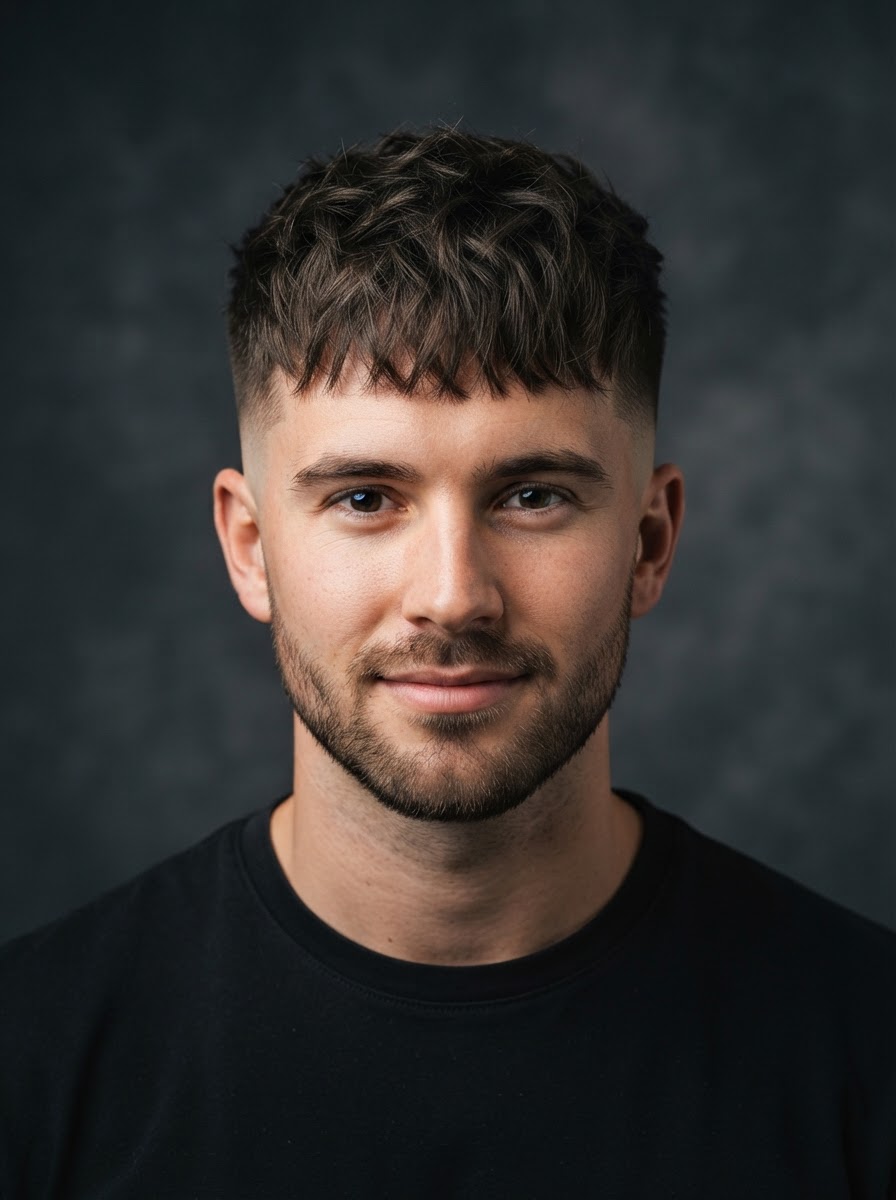 Textured Fringe haircut style