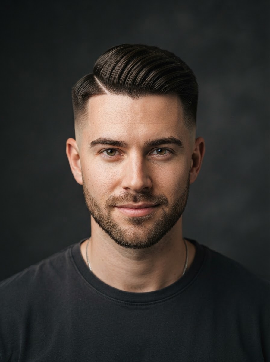 Comb Over Fade haircut style
