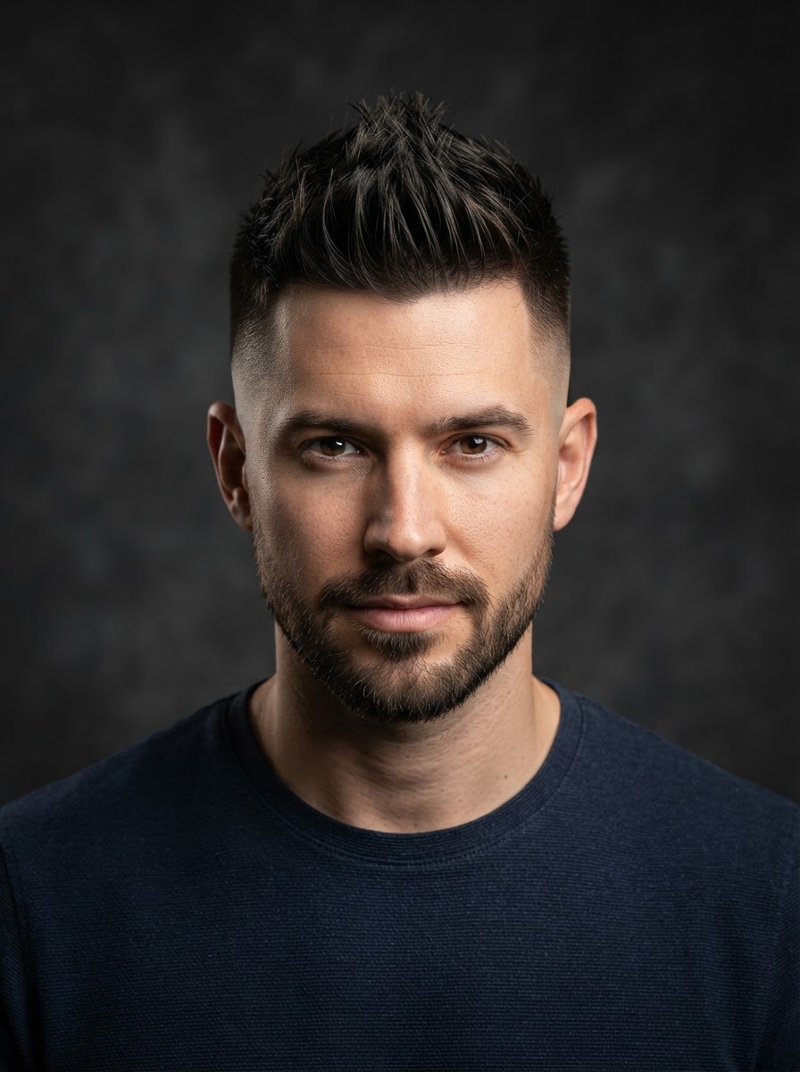 Faux Hawk haircut style