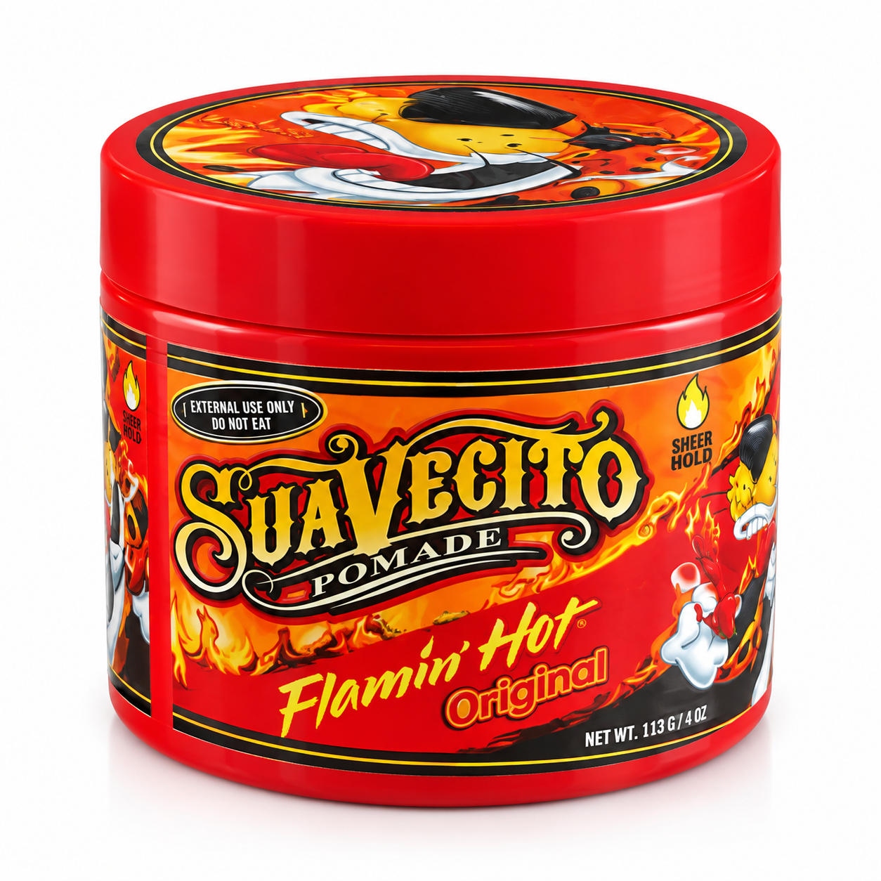 Suavecito Pomade (Flamin' Hot Original) water-soluble pomade