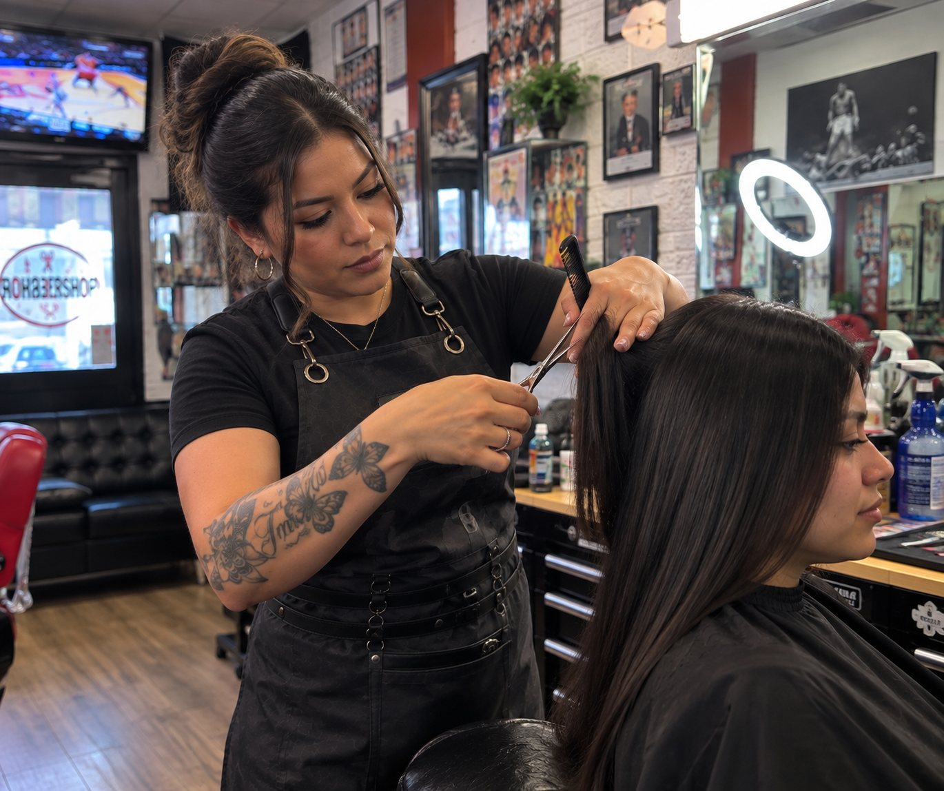 Women's Haircuts example