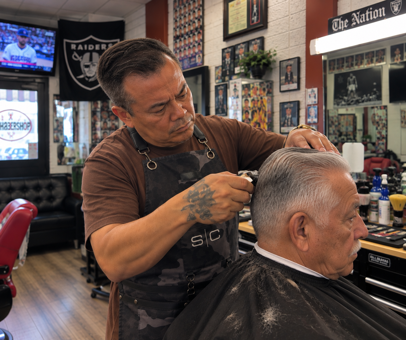 Senior Haircut example