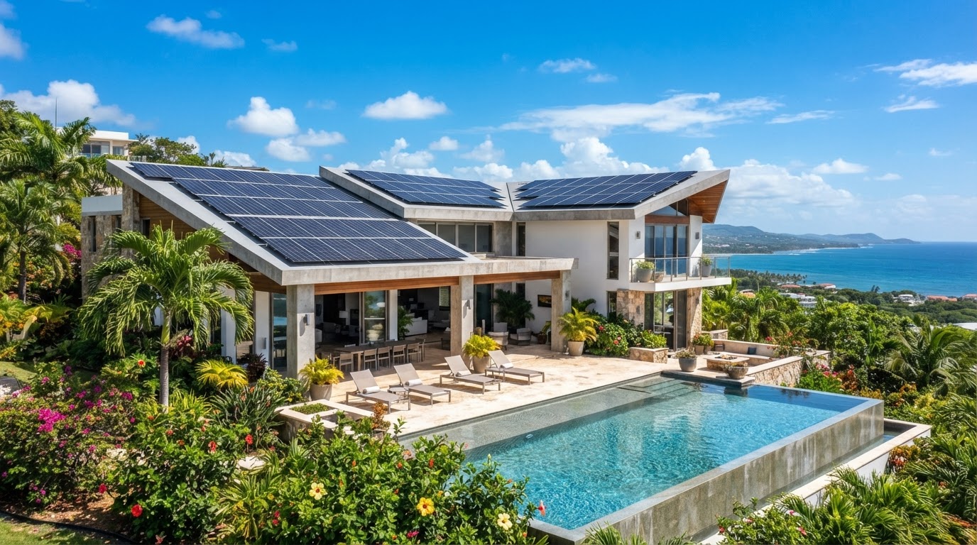 Hogar de lujo con paneles solares en San Juan, Puerto Rico