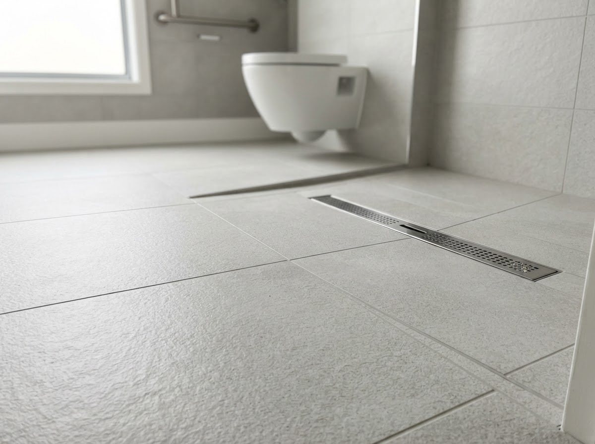 Disabled Adaptations — Slip-rated floor detail