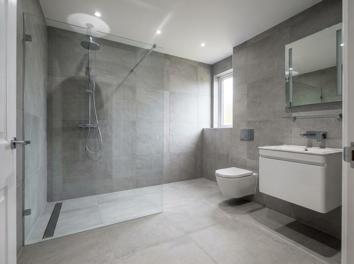 Wet Room Installation — finished work