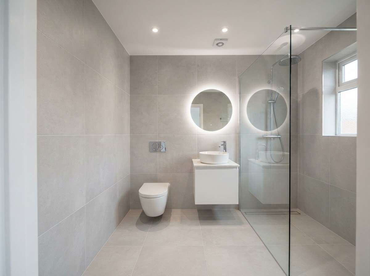 Ensuite Installation — finished work