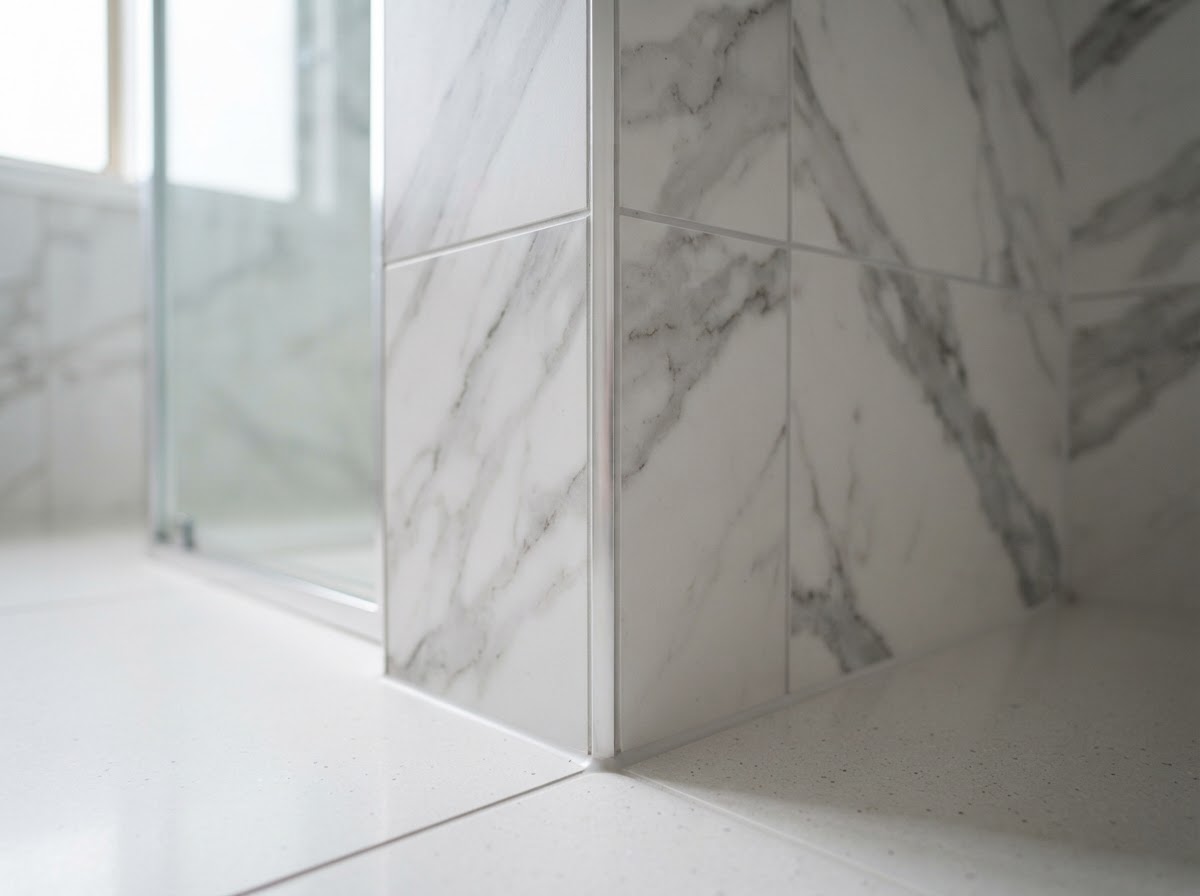 Tiling — Mitred external corner