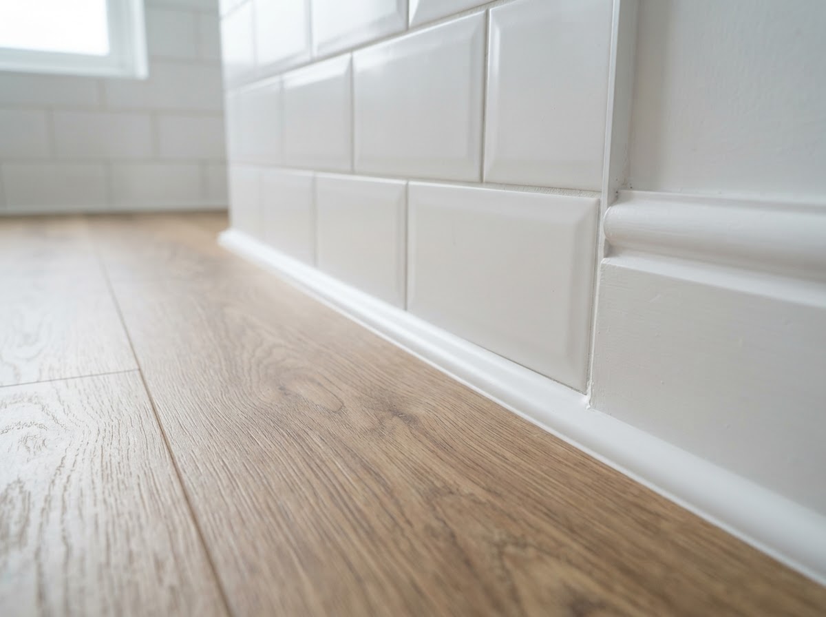Flooring — Perimeter silicone seal