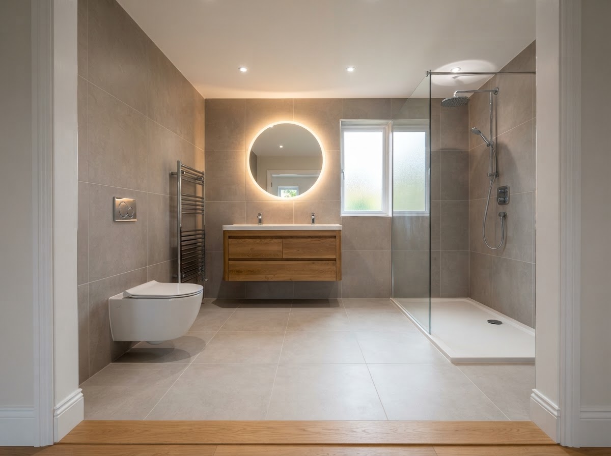 Bathroom Installation — finished work