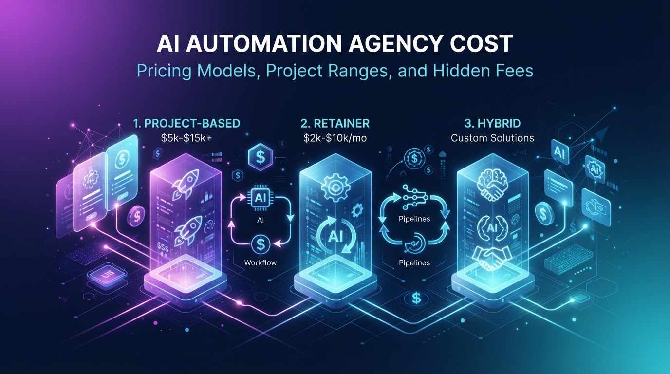 AI Automation Agency Cost: Pricing Models, Project Ranges, and Hidden Fees — Wootomatic AI automation guide