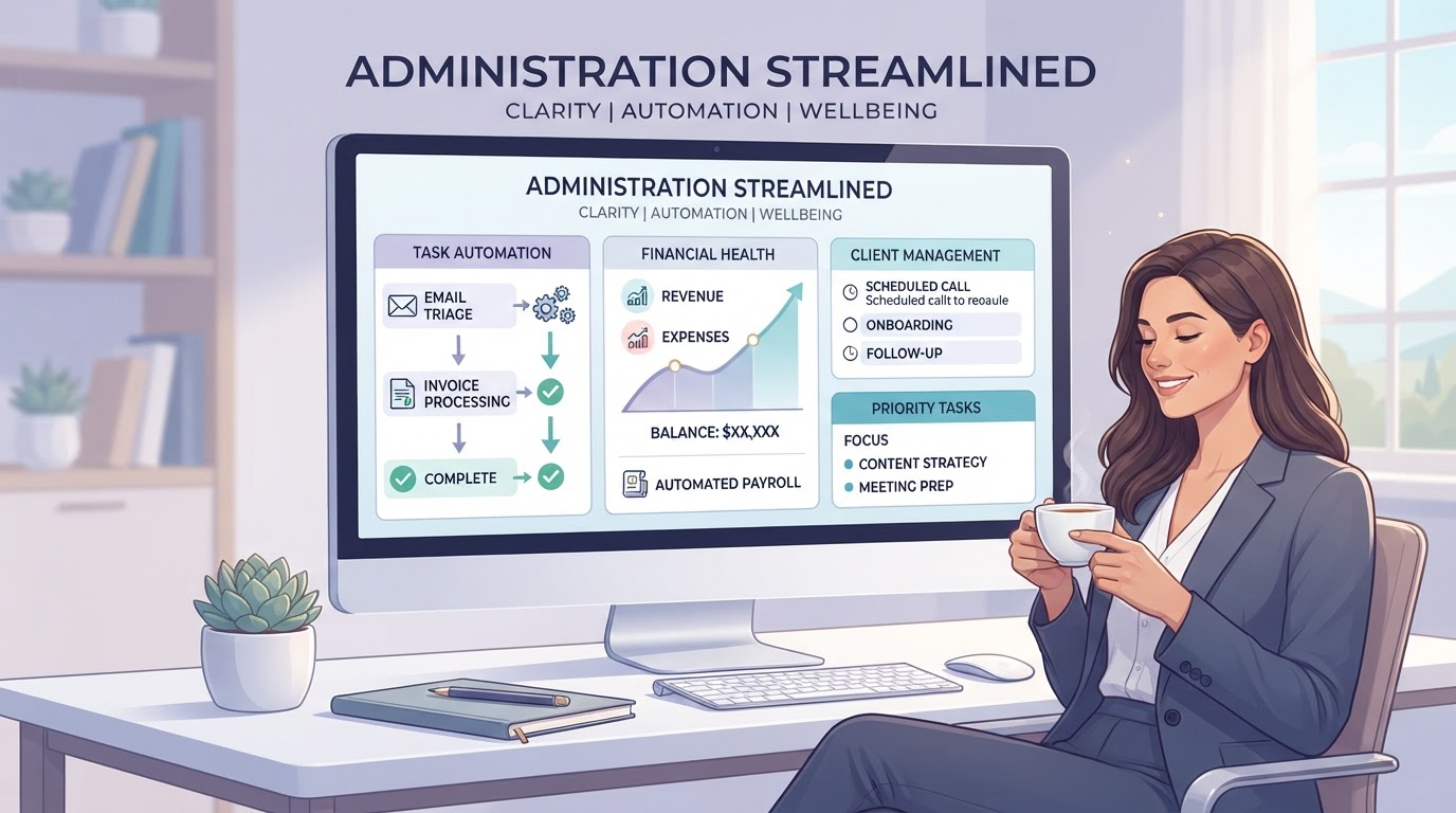 How Entrepreneurs Can Reduce Administrative Overhead and Avoid Burnout — Wootomatic AI automation guide