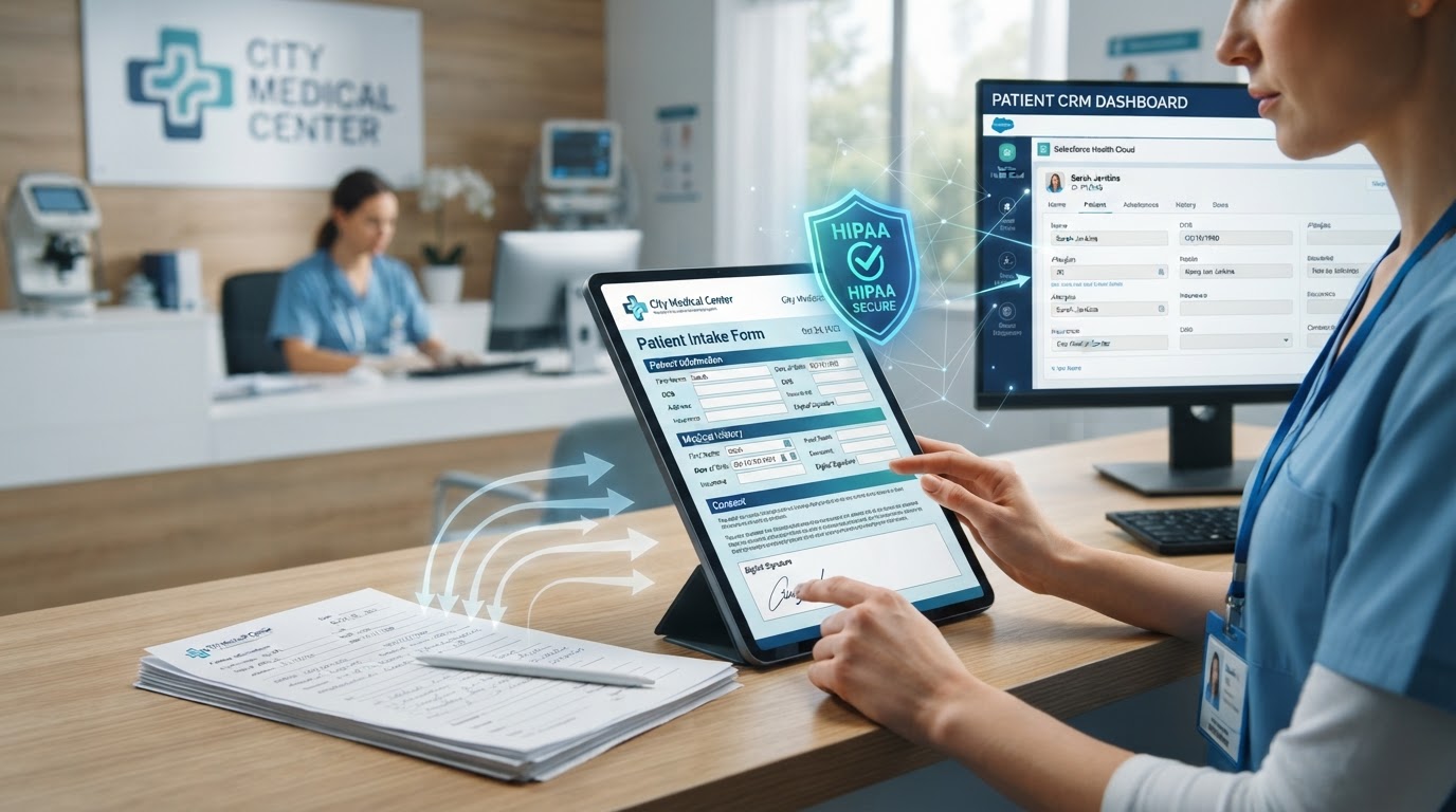 HIPAA-Conscious Patient Intake Automation: What Clinics Need to Know — Wootomatic AI automation guide