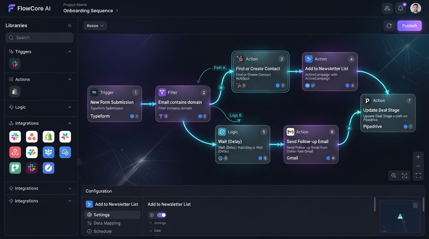 Dispatch ticket creation workflow — Wootomatic AI automation project screenshot