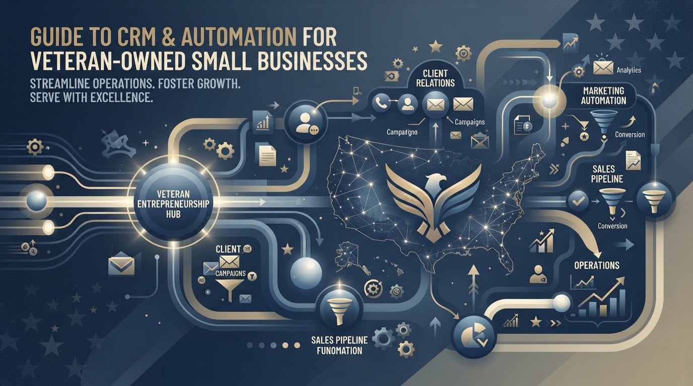 CRM and Automation Guide for Veteran-Owned Small Businesses — Wootomatic AI automation guide